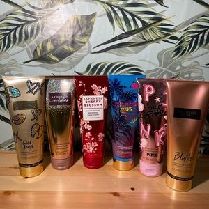 victoria's secret lotion bundle lot of 6